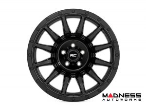 Custom Wheel 90 Series Wheel - One-Piece - Gloss Black | 18x9 | 6x5.5 | -12mm - Rough Country Custom Wheel 90 Series Wheel - One-Piece - Gloss Black | 18x9 | 6x5.5 | -12mm - Rough Country